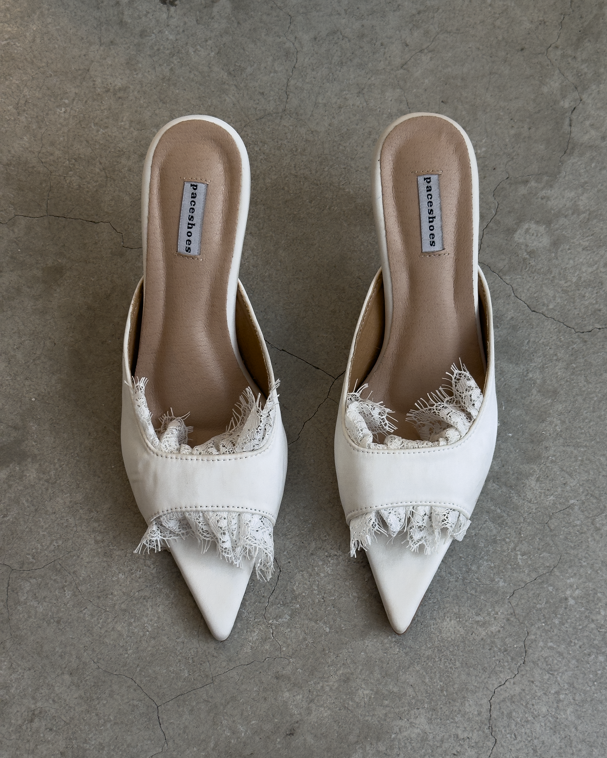 Freya - White & White Lace