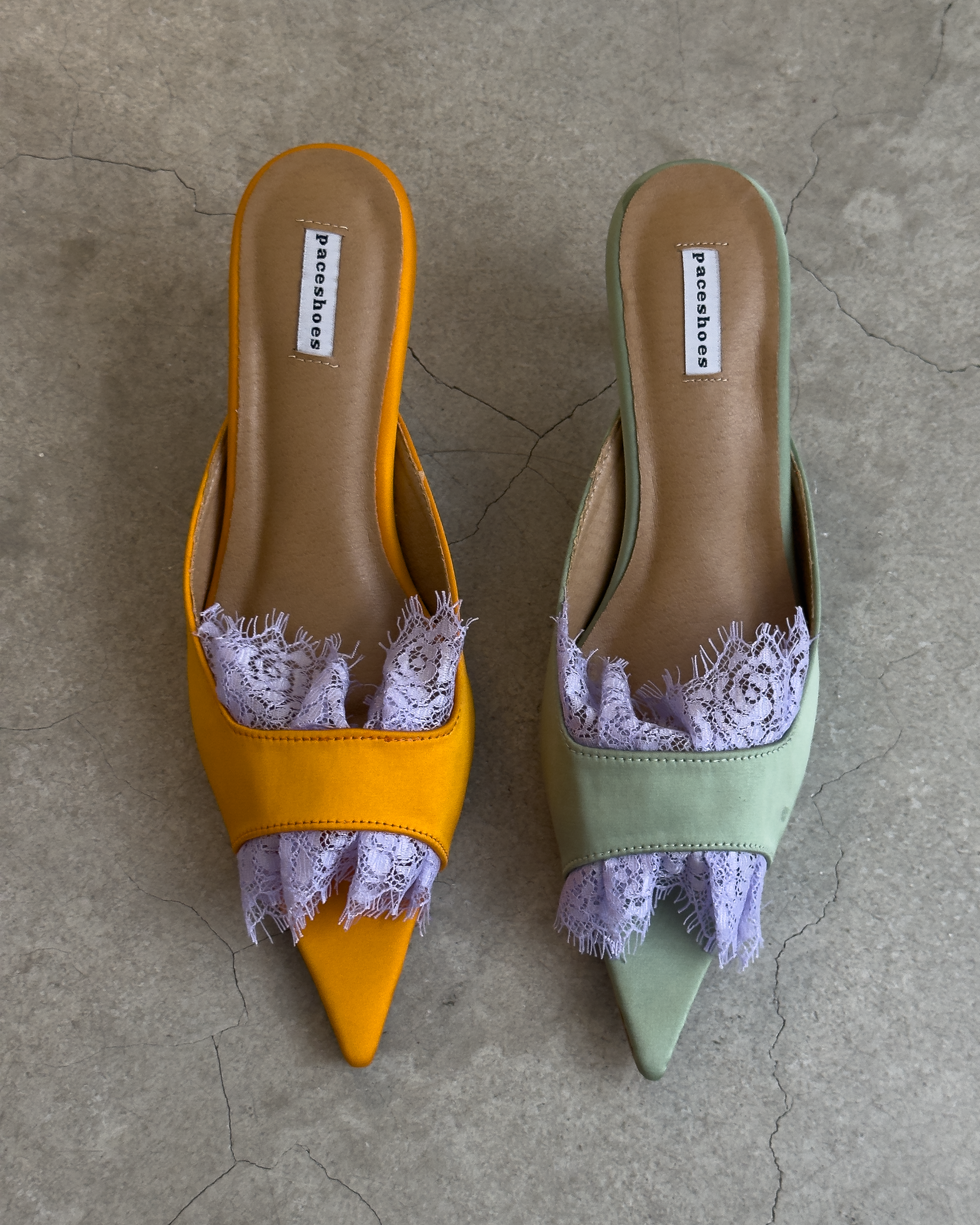 Freya - Mismatched & Lavender Lace