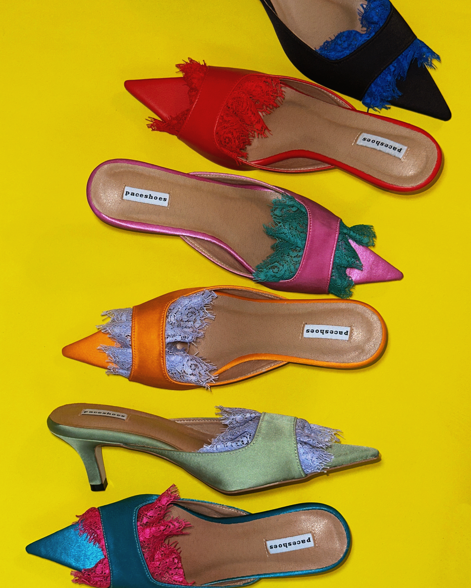 Freya - Black & Blue Lace