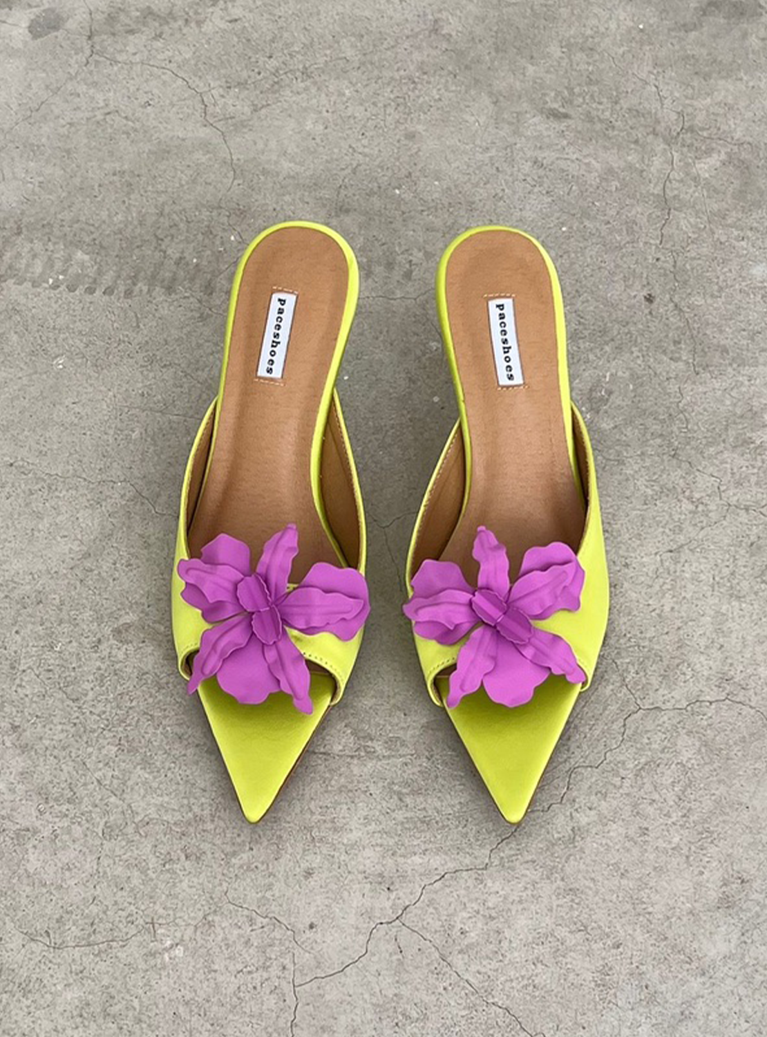 Frida - Purple on Yellow